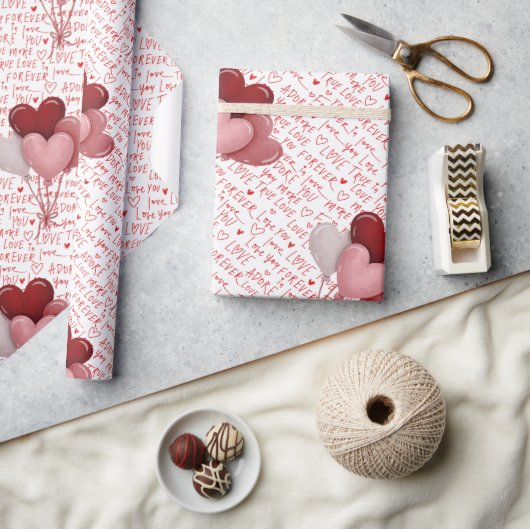 Love Vibes Wrapping Paper Cadeaupapier (Crafts)