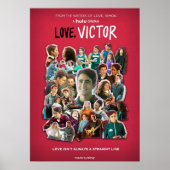 Love Victor Collage Poster (Voorkant)