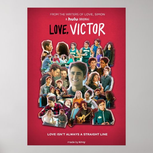 Love Victor Collage Poster (Voorkant)