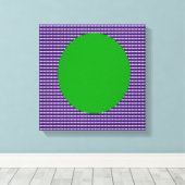 LOVE vierkante energie patroon Canvas Afdruk (Insitu (Houten vloer))