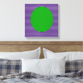 LOVE vierkante energie patroon Canvas Afdruk (Insitu (Slaapkamer))