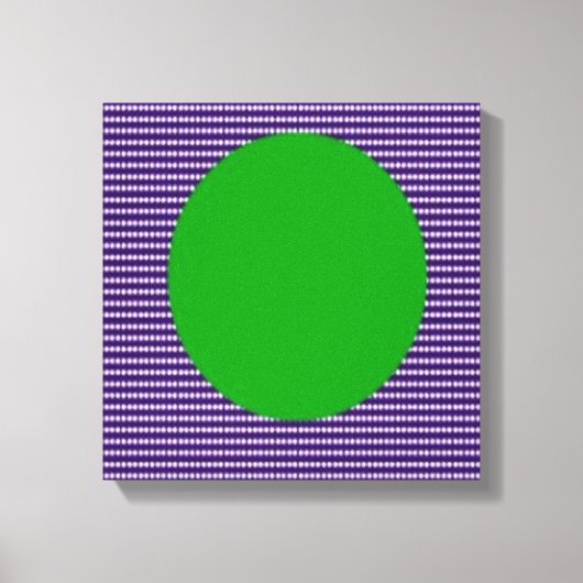 LOVE vierkante energie patroon Canvas Afdruk (Voorkant)