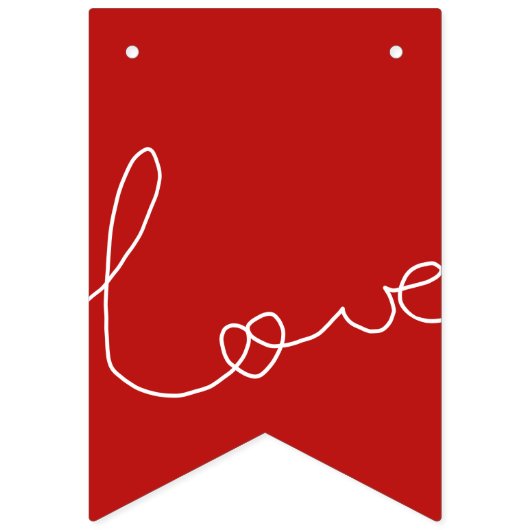 LOVE VLAGGETJES (Derde vlag)