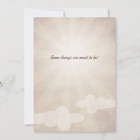 LOVE VLICHTE Weddenschap Kaart (Achterkant)