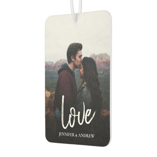 LOVE Voeg je eigen foto toe Luchtverfrisser (Links)