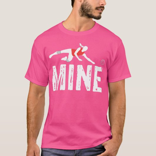 Love Volleybal Mine T Shirt - Grappig Volleybal Sh (Voorkant)