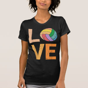 Love Volleyball Best Fun Birthday Cadeau for Girl T-shirt