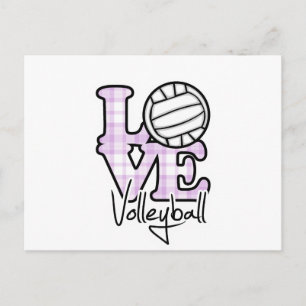 Love Volleyball Briefkaart