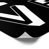 Love Volleyball Girls Birthday Gift Graphic  Poster (Hoek)