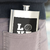 Love Volleyball Heupfles (Voorbeeld)