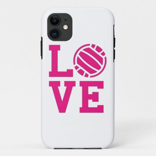 Love Volleyball phone case (Achterkant)