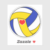 Love volleyball sticker (Vel)