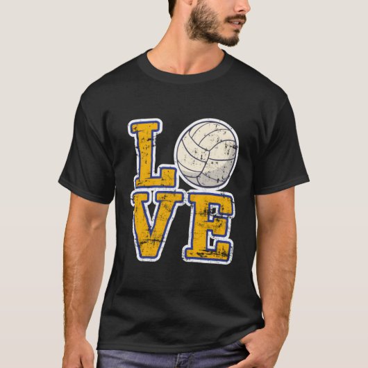 Love Volleyball T-shirt (Voorkant)