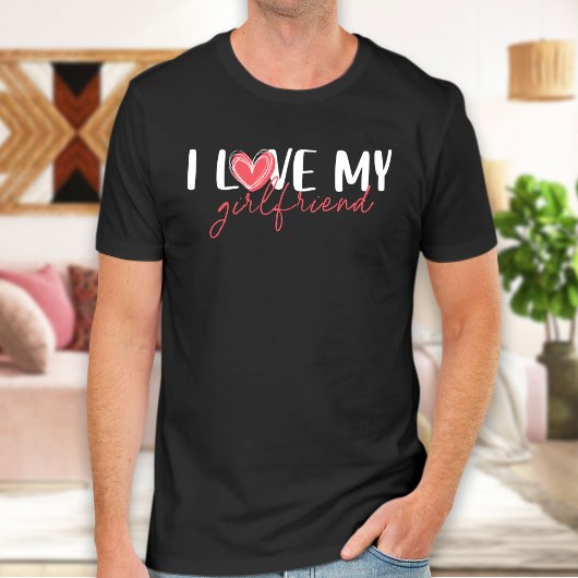 Love Vriendin, Gift Joke Birthday Valentijnsdag T-shirt