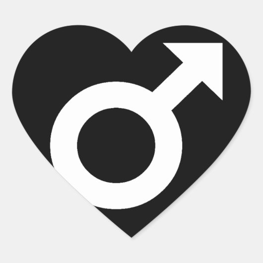 Love Vrouw Sticker (Voorkant)