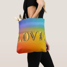 LOVE-Vruchten van Gods Geest Christelijk Geloof Tote Bag