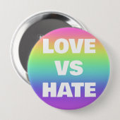Love vs Hate Campaign Button (Voorkant /achterkant)