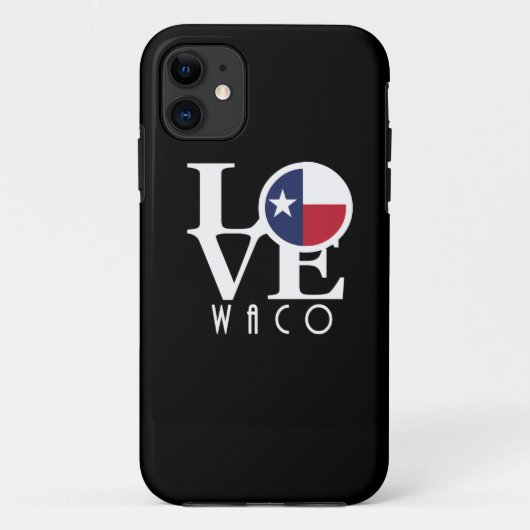 LOVE Waco Texas Case-Mate iPhone Case (Achterkant)