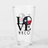 LOVE Waco Texas Glas (Achterkant)