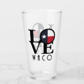 LOVE Waco Texas Glas (Voorkant)