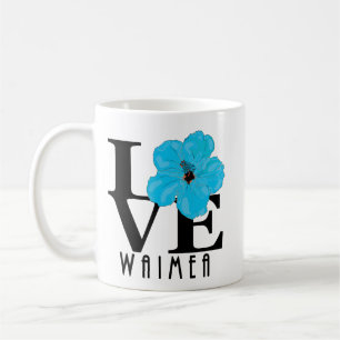 LOVE Waimea Blue Hibiscus 11oz Koffiemok