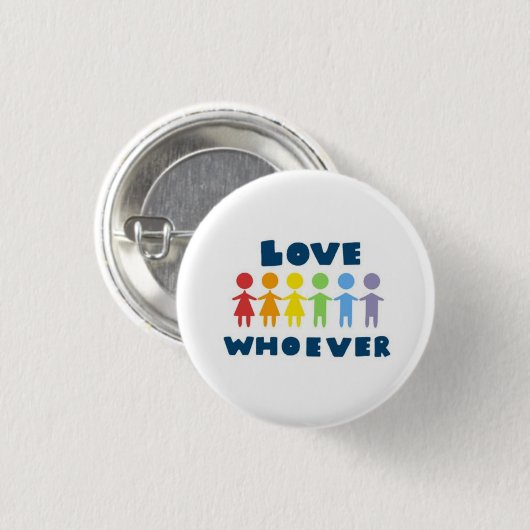 Love Waller Ronde Button 3,2 Cm (Voorkant /achterkant)