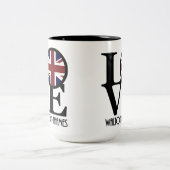 LOVE Walton on Thames 15oz Tweekleurige Koffiemok (Center)