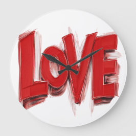 LOVE Wandklokken, Huisdecoratie cadeau Grote Klok