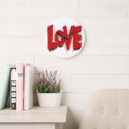 LOVE Wandklokken, Huisdecoratie cadeau Grote Klok