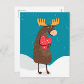 Love Warms You Holiday Briefkaart (Voorkant / Achterkant)