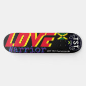 LOVE WARRIOR 8 1/2" Skateboarddek Persoonlijk Skateboard (Horizontaal)