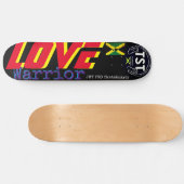 LOVE WARRIOR 8 1/2" Skateboarddek Persoonlijk Skateboard (Horizontaal)