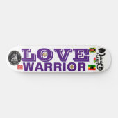 LOVE WARRIOR Skateboard (Horizontaal)