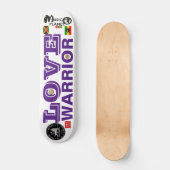 LOVE WARRIOR Skateboard (Voorkant)