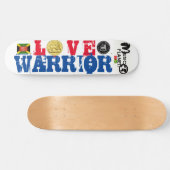 LOVE WARRIOR Skateboard (Horizontaal)