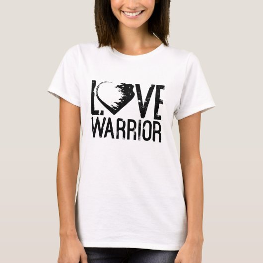 Love Warrior Slouchy Boyvriend T-Shirt (Voorkant)