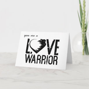Love Warrior Wenskaart Kaart