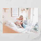 Love was Born Tree Folie kerstkaart Folie Feestdagenkaart (Voorkant)