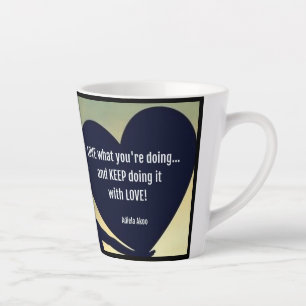 LOVE Wat Je Doet Latte Mok - Adiela Akoo
