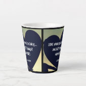 LOVE Wat Je Doet Latte Mok - Adiela Akoo (Voorkant)