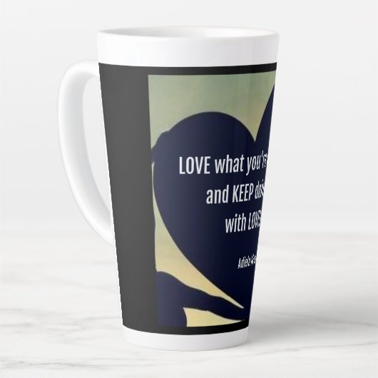 LOVE Wat Je Doet Latte Mok (L) - Adiela Akoo (Linkerhoek)