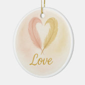 “Love” Watercolor Ornament (Links)