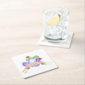 Love Waterverf Cacti Kartonnen Onderzetters (Insitu)