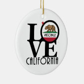 LOVE Watsonville Keramisch Ornament (Rechts)