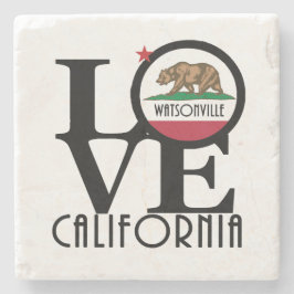 LOVE Watsonville Stenen Onderzetter