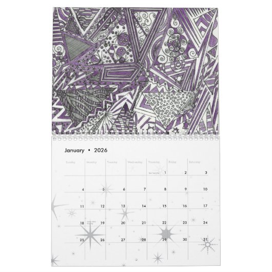 Love Wave Art Calenar Kalender (Jan 2026)