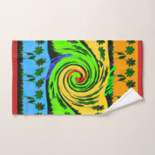 Love Wave: Bloemenzonsondergang Serenity Beach The Bad Handdoek (Handdoek)