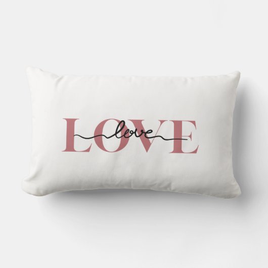LOVE Wedding Accent Pillow Kussen (Voorkant)