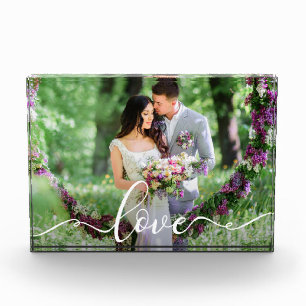 Love Wedding Bride and Groom Photo Block Fotoblokken