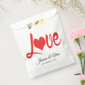 Love Wedding Favor Bags Bedankzakje (Gezegeld)